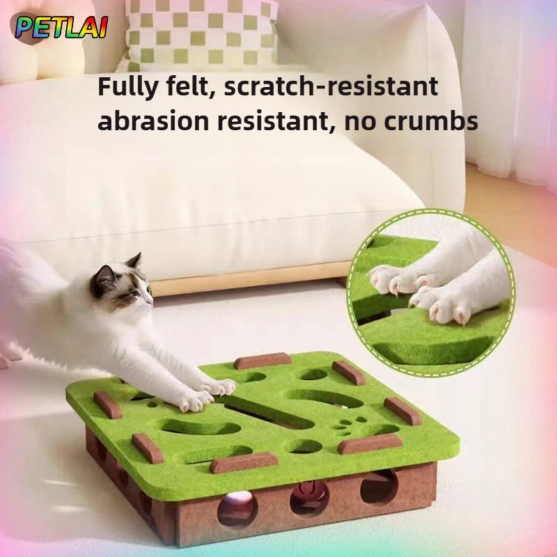 Interactive Cat Puzzle Toy – Treat & Play Maze