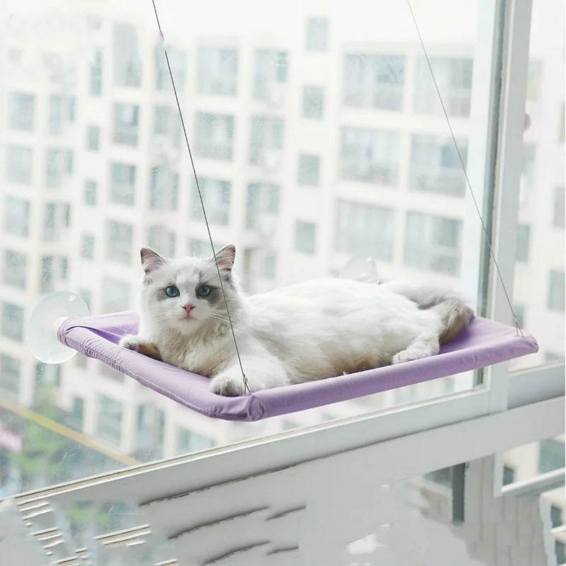 Cozy Window Cat Hammock – Elevated Resting Bed