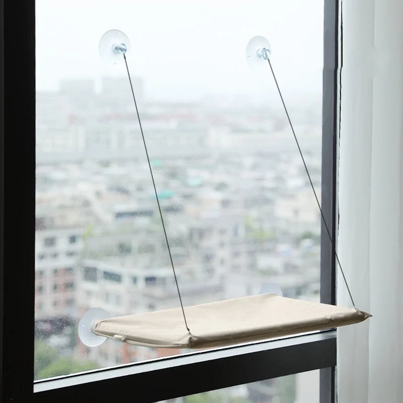 Cozy Window Cat Hammock – Elevated Resting Bed