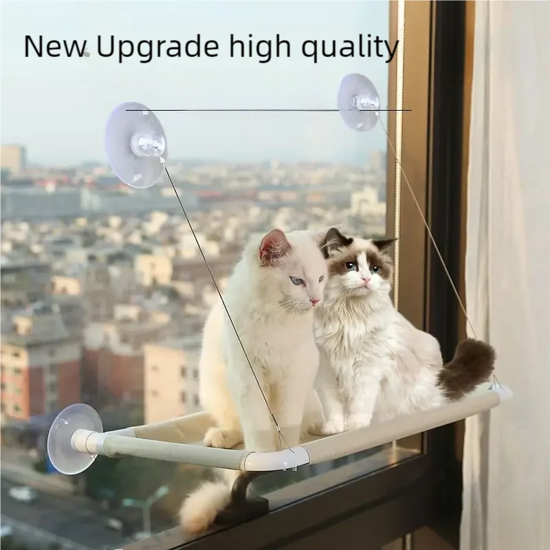 Cozy Window Cat Hammock – Elevated Resting Bed