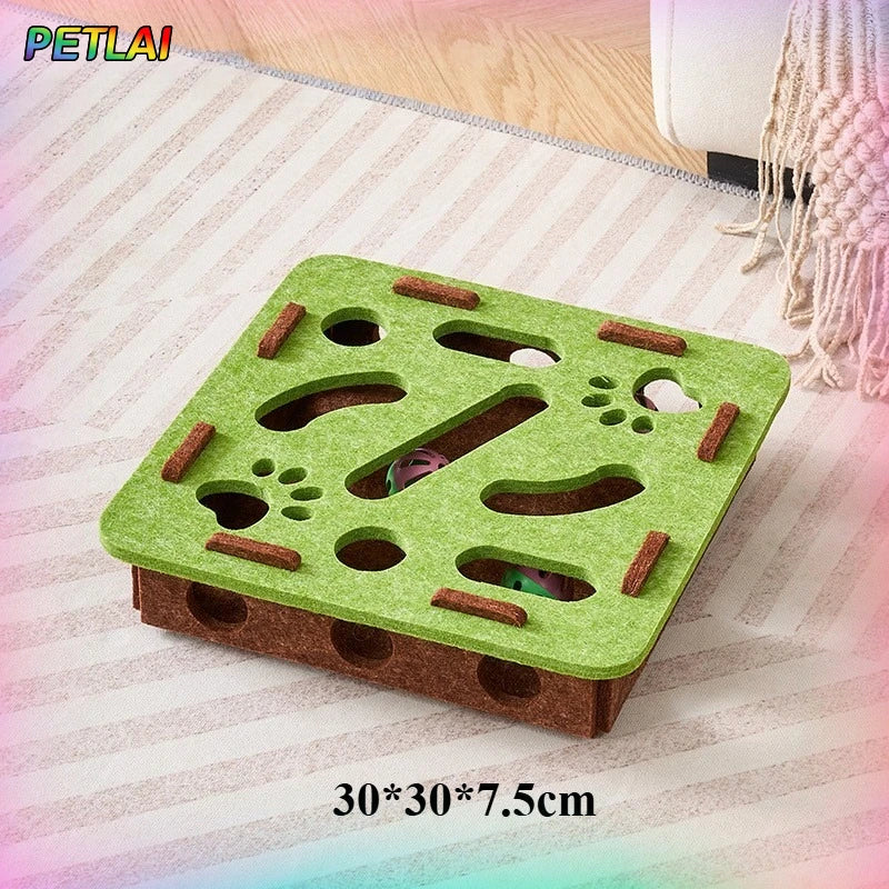 Interactive Cat Puzzle Toy – Treat & Play Maze