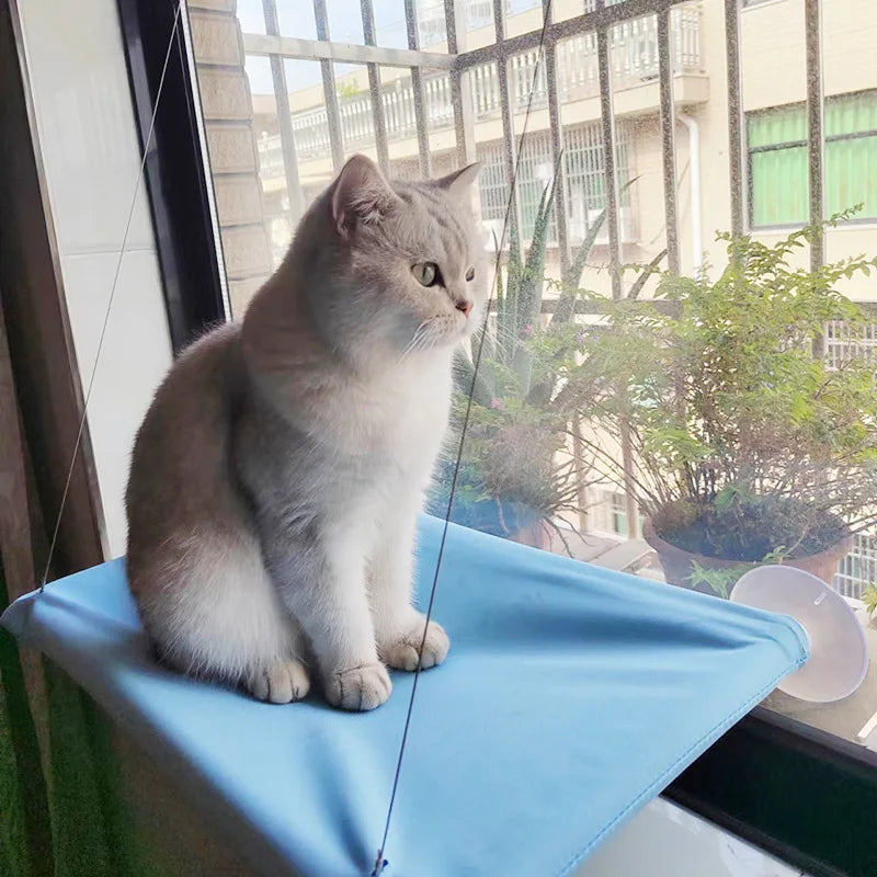 Cozy Window Cat Hammock – Elevated Resting Bed