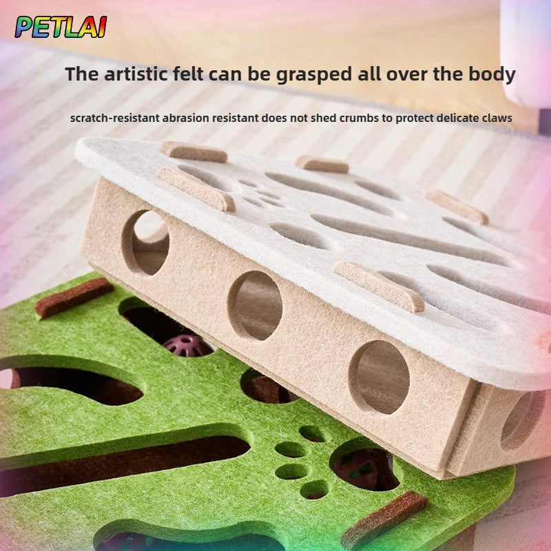 Interactive Cat Puzzle Toy – Treat & Play Maze