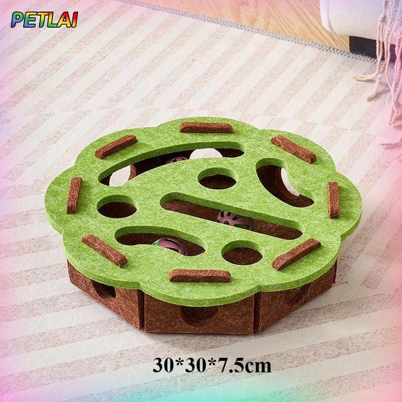 Interactive Cat Puzzle Toy – Treat & Play Maze
