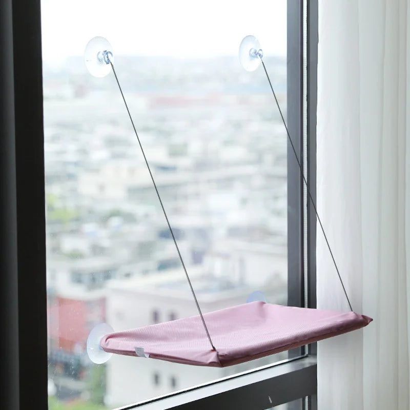 Cozy Window Cat Hammock – Elevated Resting Bed