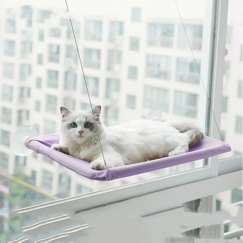 Cozy Window Cat Hammock – Elevated Resting Bed