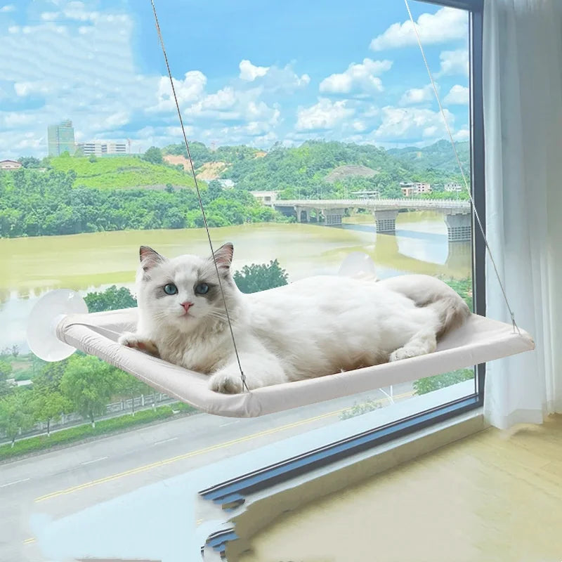 Cozy Window Cat Hammock – Elevated Resting Bed