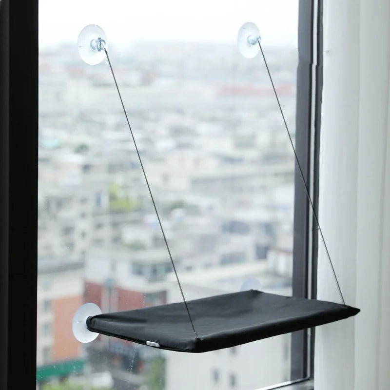 Cozy Window Cat Hammock – Elevated Resting Bed